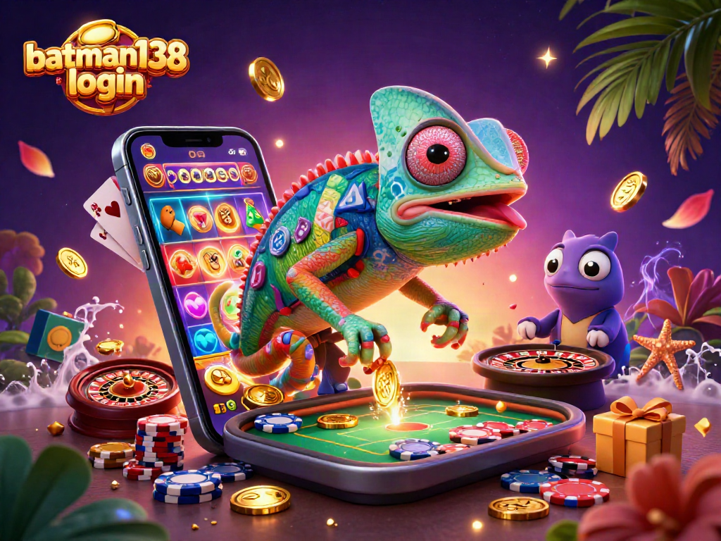 Experience the fun of batman138 login as colorful slot games emerge and golden coins sparkle.