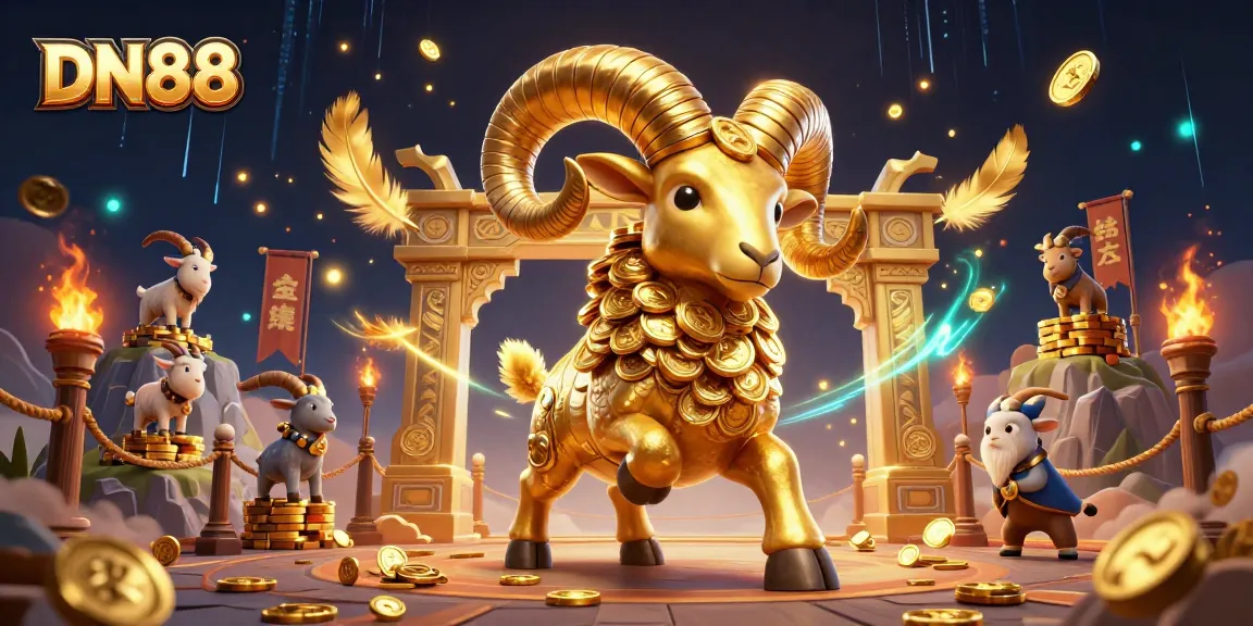 Experience thrilling gaming at DN88 with vibrant characters, gold coins, and dynamic effects.