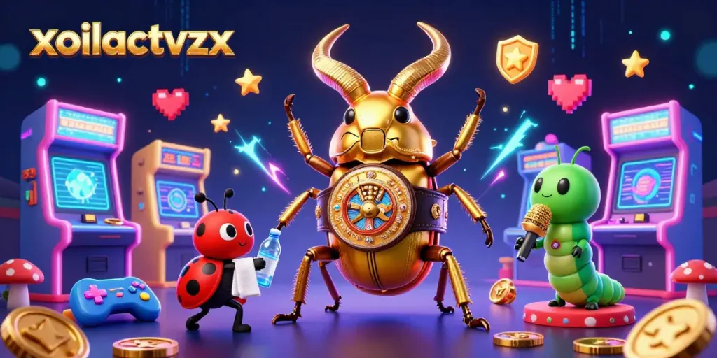 Experience live betting action with xoilactvzx featuring dynamic 3D characters in a vibrant casino setting.