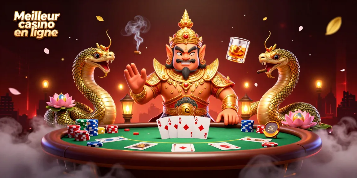 Play exciting games at Meilleur casino en ligne with vibrant characters and dynamic casino elements.