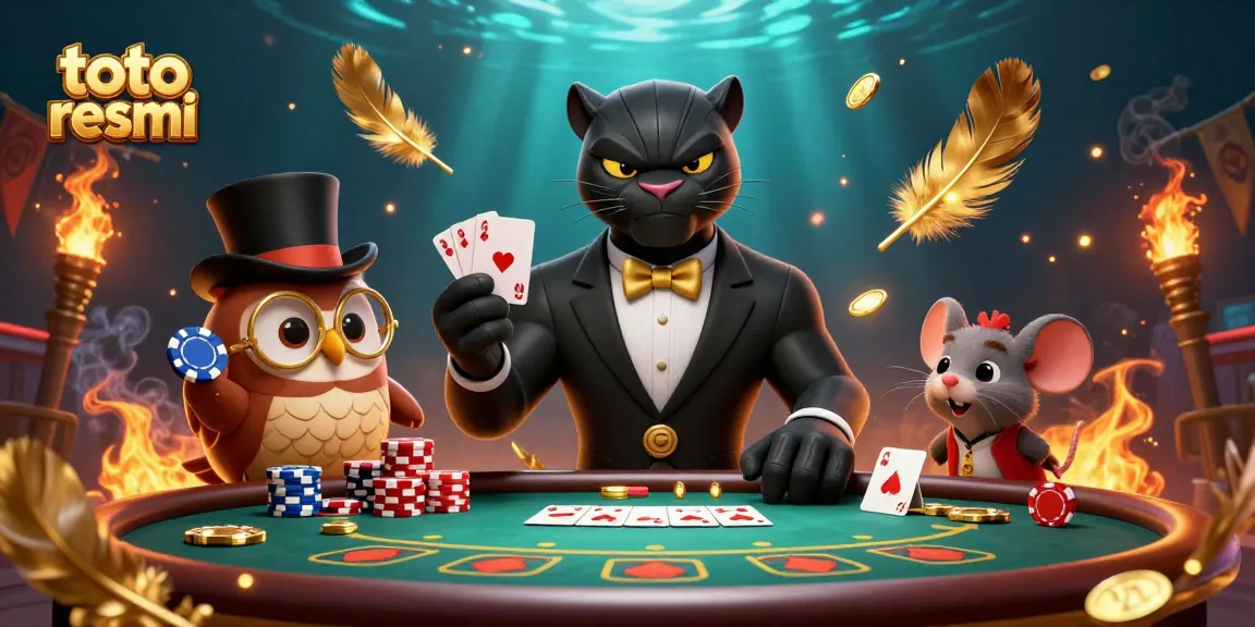 Menang dalam toto resmi sambil bermain poker dengan chip berkilauan dan kembang api yang menakjubkan.