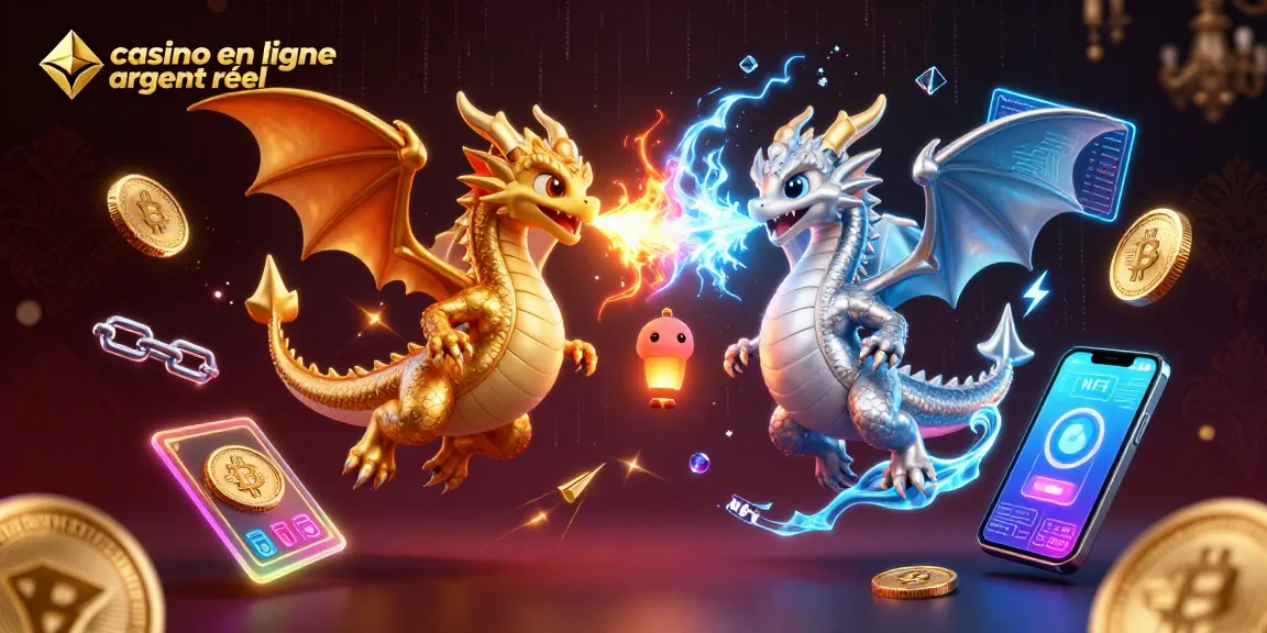 Jouez sur un casino en ligne argent réel avec des dragons 3D et des éléments crypto