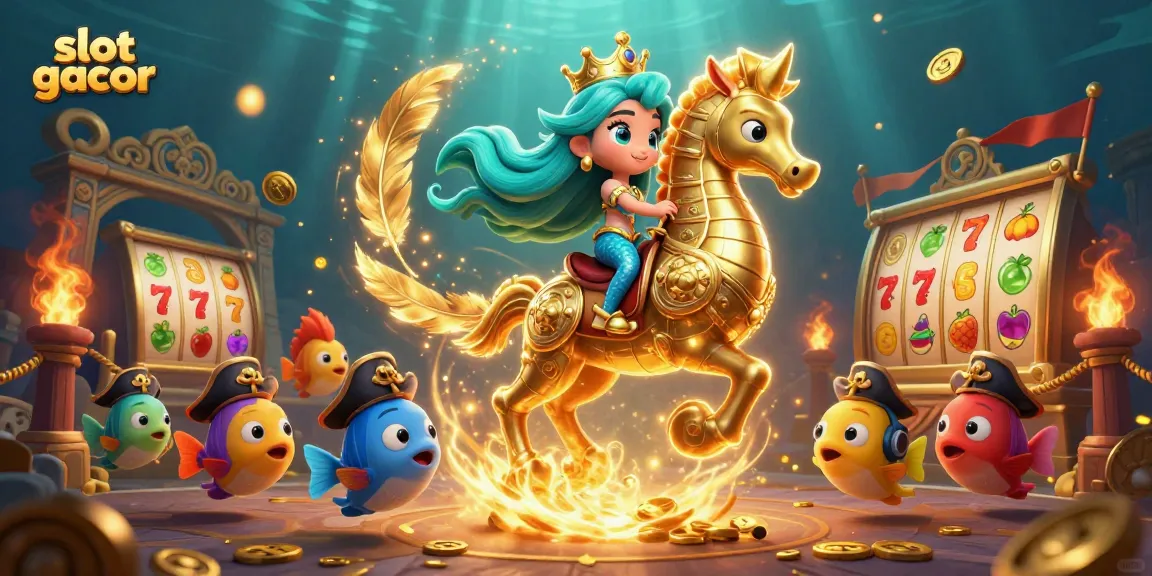 Experience thrilling gameplay with slot gacor in this enchanting underwater casino scene.