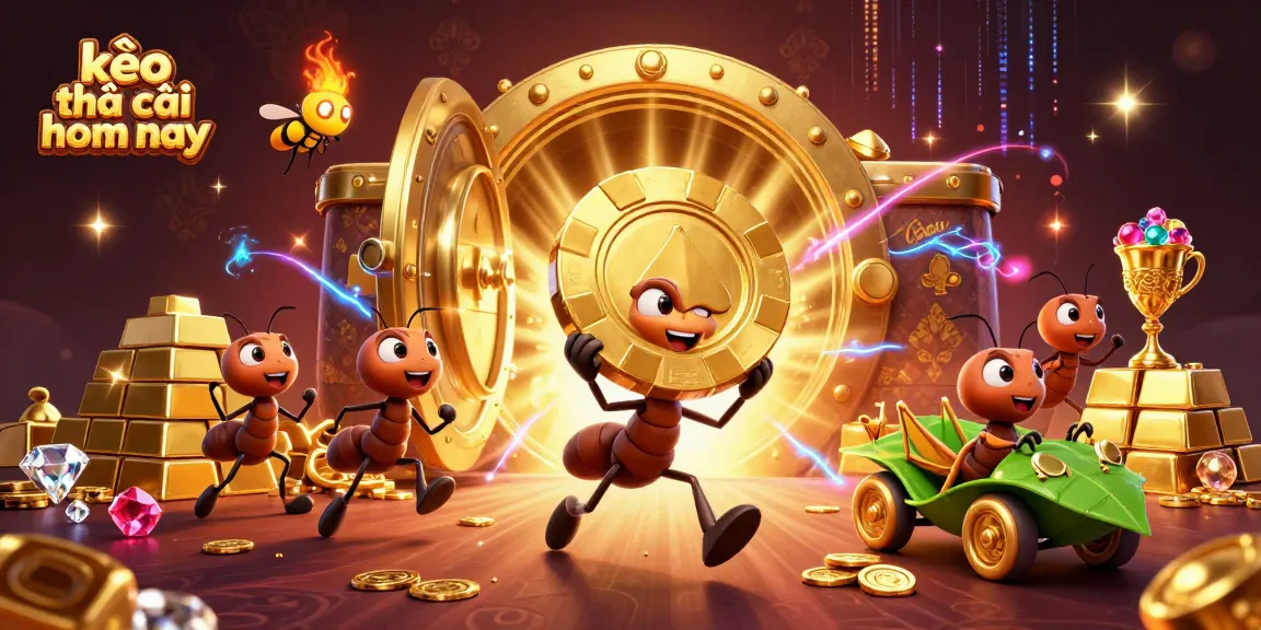Engage with kèo nhà cái hôm nay by witnessing a heist team of ants and their golden poker chip adventure.