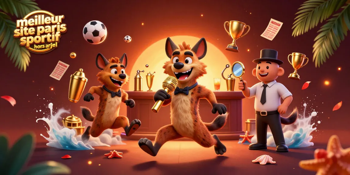 Incarnez le meilleur site paris sportif hors arjel avec des hyènes comiques en casino, barman inclus.