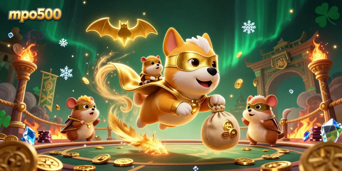 Experience thrilling gameplay with mpo500, featuring vibrant characters and dynamic casino elements.