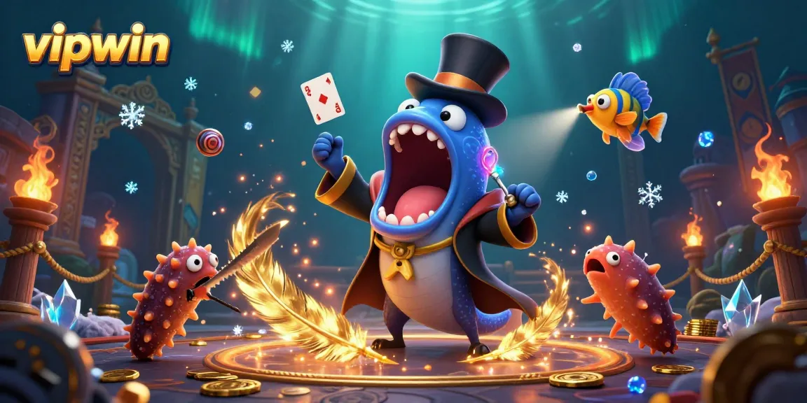 Experience vipwin's magical gambling adventure in a vibrant underwater casino world.