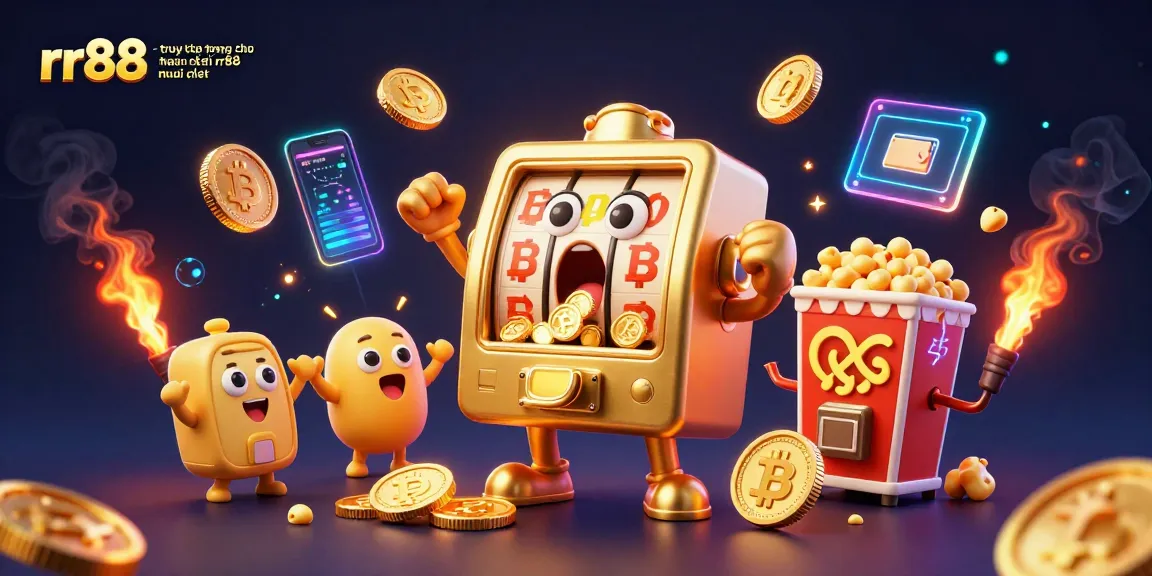 Experience thrilling jackpots with rr88 - truy cập trang chủ nhà cái rr88 mới nhất surrounded by vibrant gaming elements.