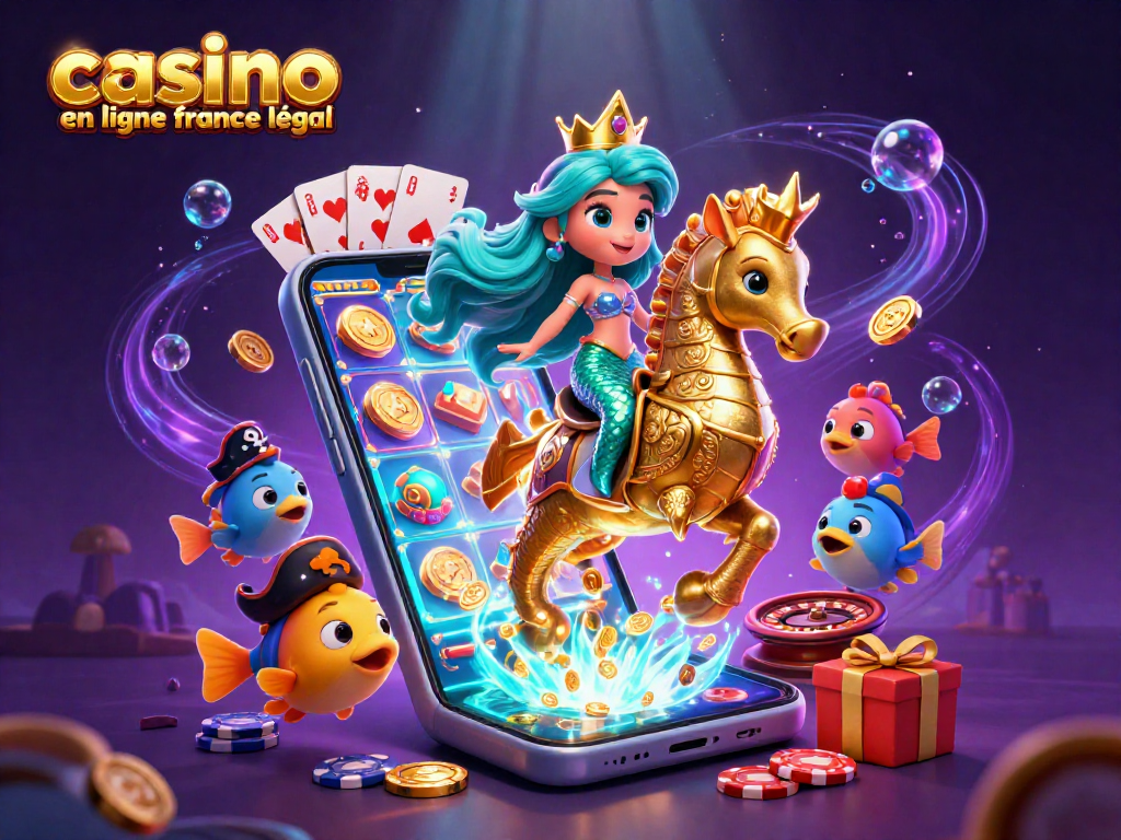 Faites des gains surprenants avec le casino en ligne légal en France dans cette scène dynamique.