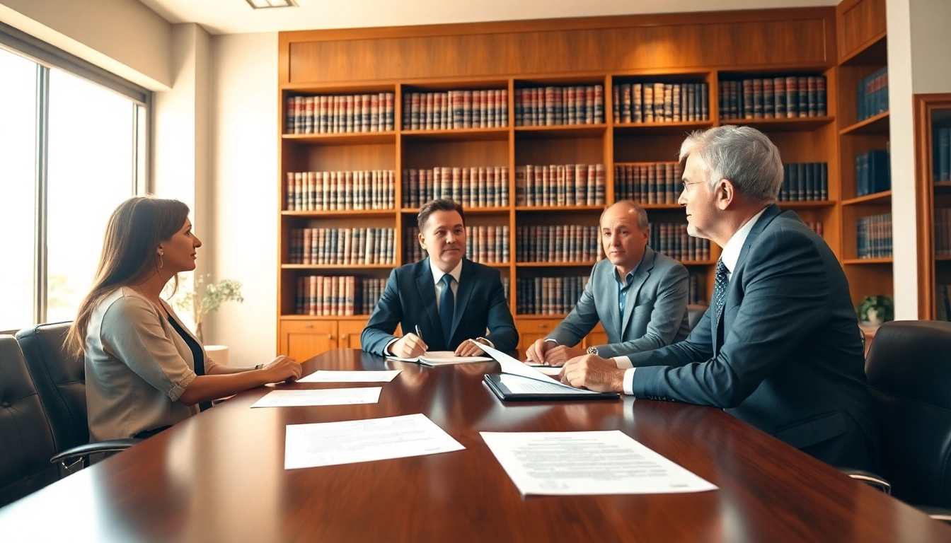 Legal expert guiding clients through the Probate process in an inviting office environment.