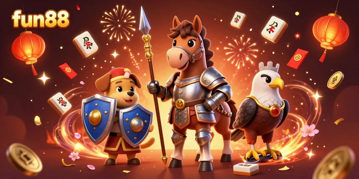 Experience thrilling gaming with fun88 in a vibrant, celebratory casino scene.