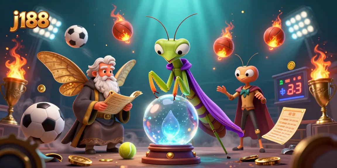 Experience thrilling plays with j188's vibrant casino scene featuring mystical characters and dynamic sports elements.