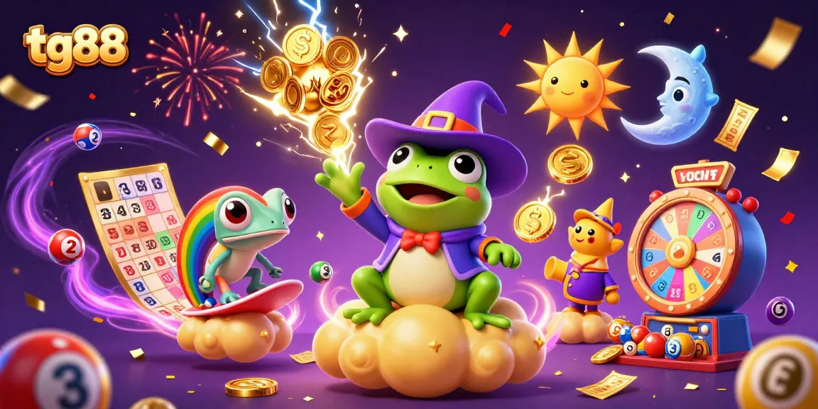 Experience winning thrills at tg88 with a magical storm of golden coins and vibrant game elements.