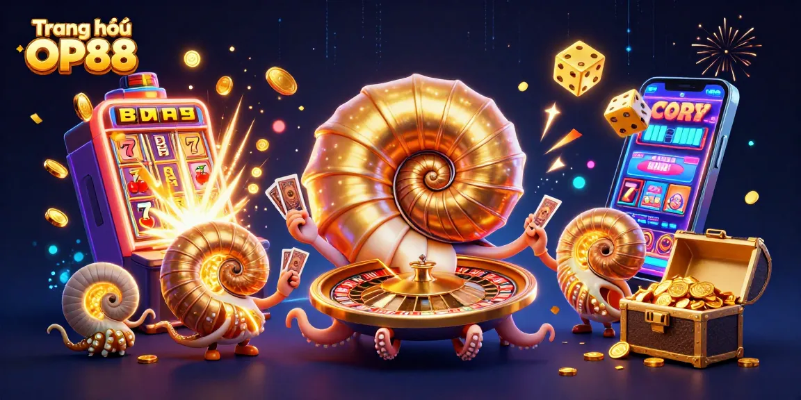 Experience thrilling wins at Trang chủ OP88 with giant nautilus, jackpot explosions, and glowing treasures.