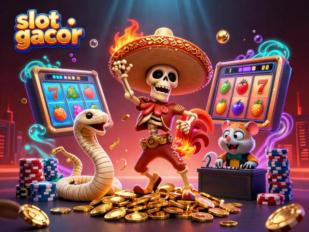 Menggali kemenangan dalam permainan slot gacor dengan karakter menarik dan elemen kasino yang berlimpah.