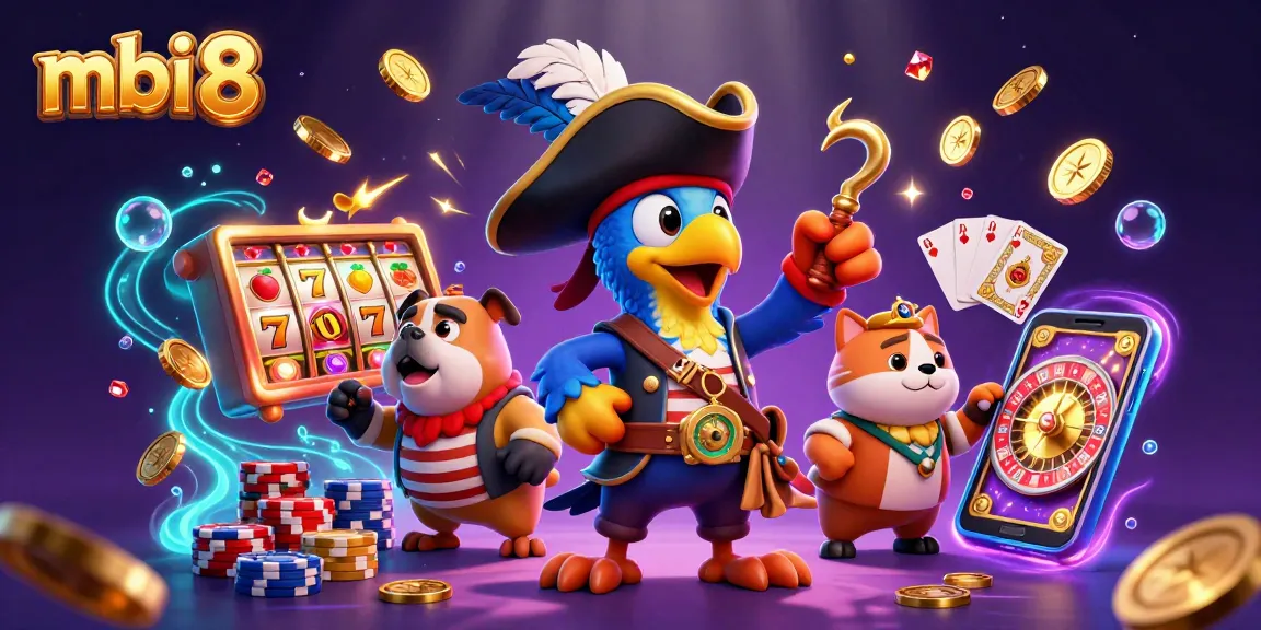 Experience thrilling gameplay at mbi 8 with exciting slot machines, pirates, and gold coins.