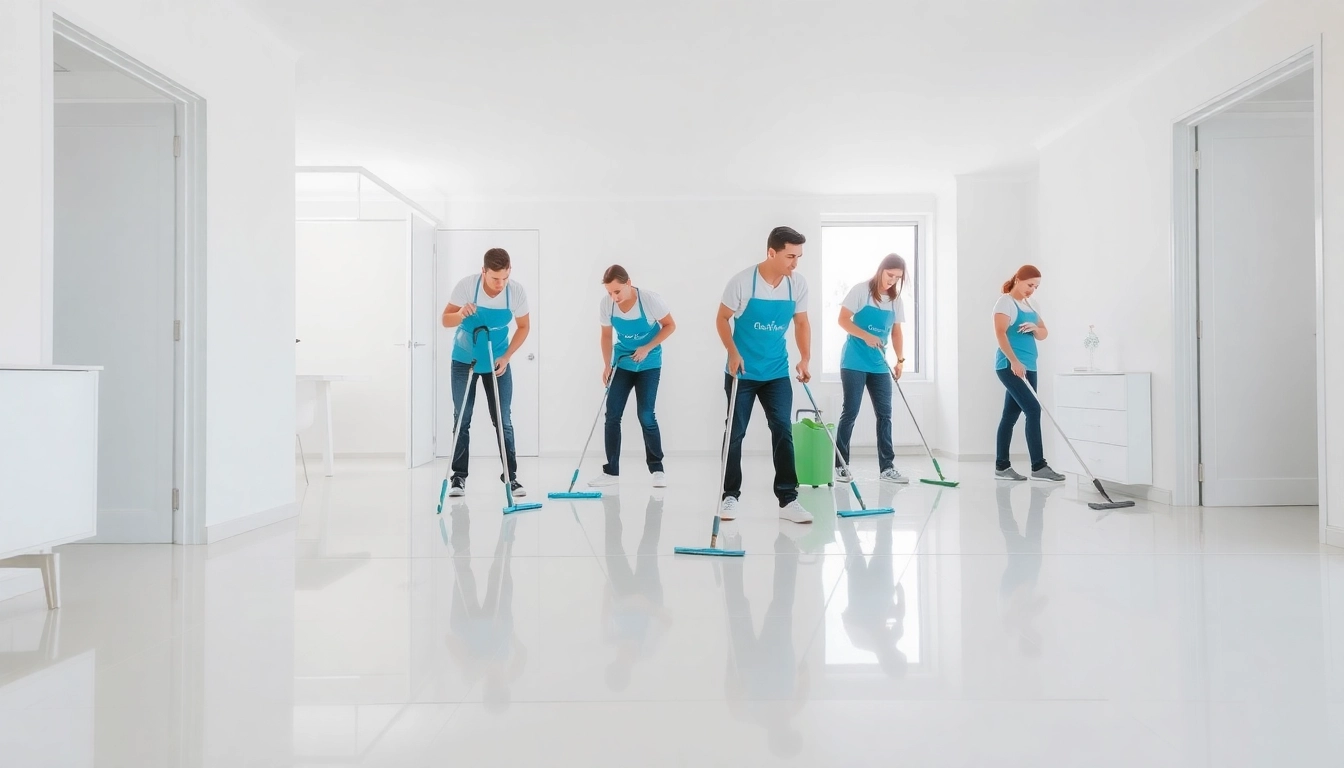 Efficient bond cleaning Logan team revitalizing an apartment's interior, assuring cleanliness.