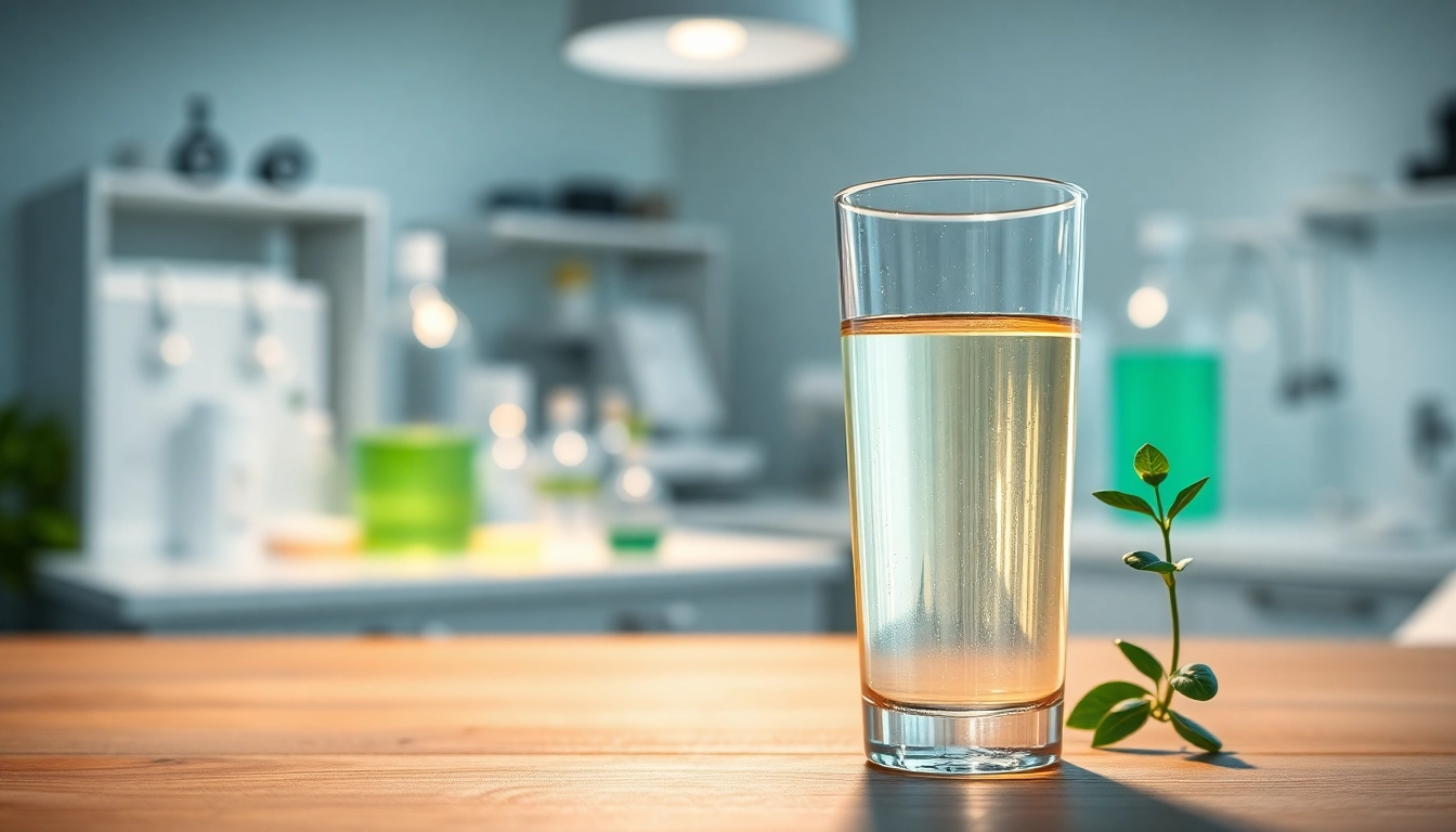 Showcasing the benefits of drinking dmso with a DMSO solution in a health-focused setting.