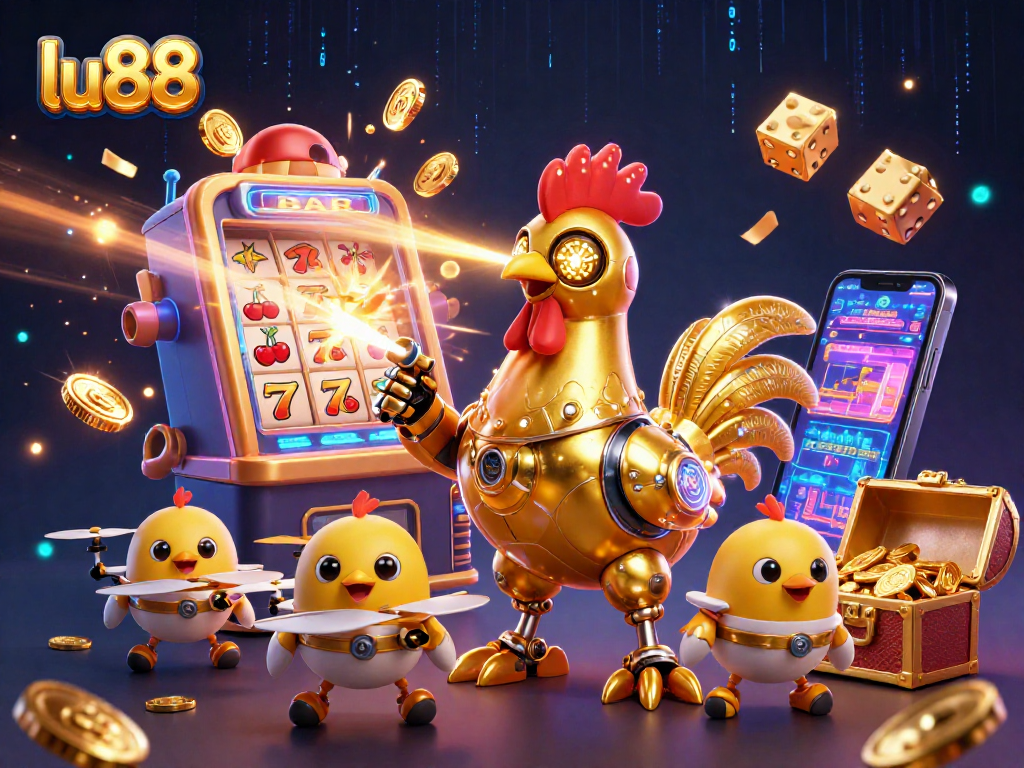 Experience thrilling gaming at LU88 with vibrant slots and engaging casino elements.