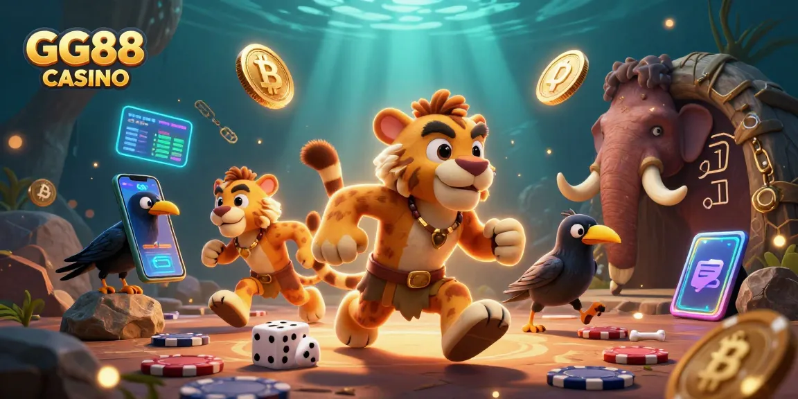 Play exciting games at GG88 CASINO with a vibrant atmosphere of prehistoric adventure!