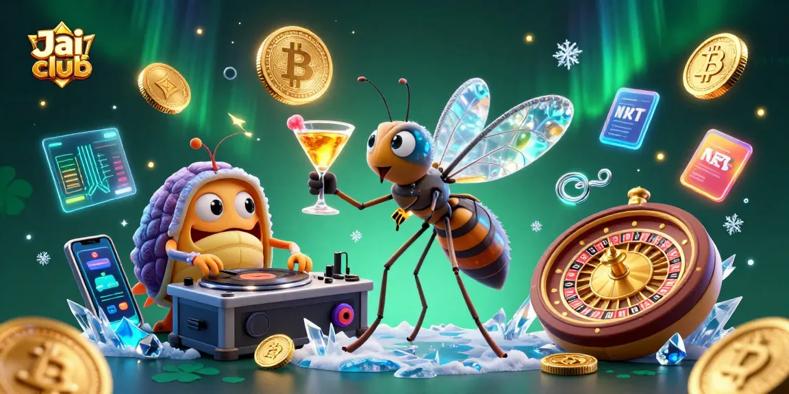 Engage in thrilling gameplay at Jai club with vibrant casino elements and characters.