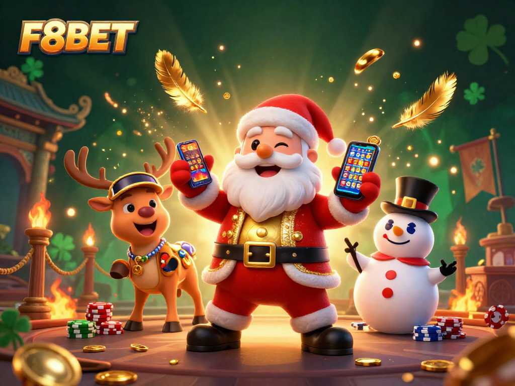 Spin the reels at F8BET as Santa and his casino friends unveil exciting jackpots!