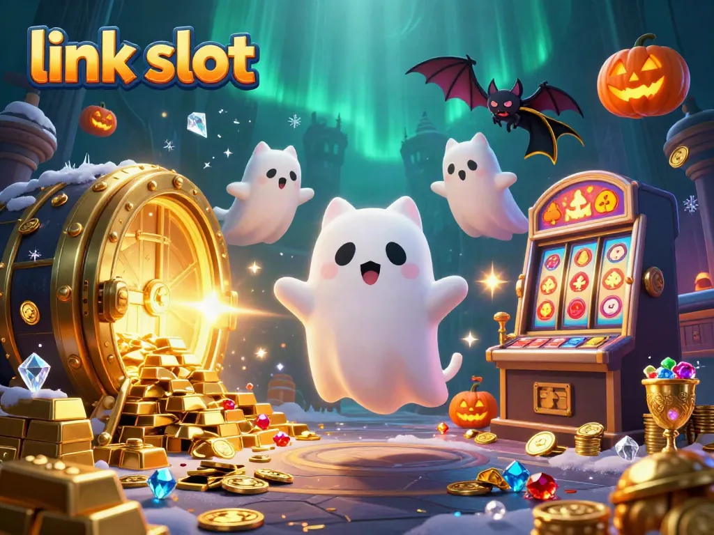 Menangkan slot dengan "link slot" dalam kasino hantu penuh keajaiban dan harta karun.